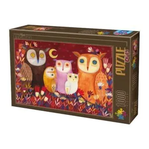 PUZZLE D-TOYS - A. KURTI : HIBOUX - 1000 PIECES