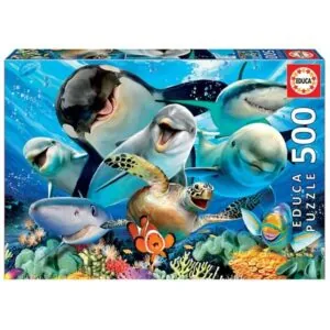 PUZZLE EDUCA : SELFIE SOUS L'EAU - 500 PIECES