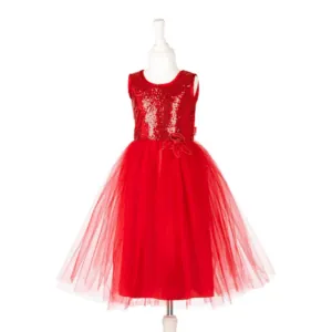 DEGUISEMENT ROBE ROUGE SCARLET 8-10 ANS - SOUZA