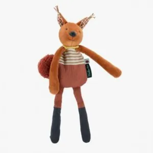 DOUDOU HOCHET ECUREUIL HARRY - POMME DES BOIS - MOULIN ROTY