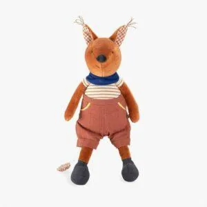 PELUCHE MUSICAL ECUREUIL - POMME DES BOIS - MOULIN ROTY