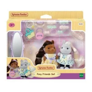 LES AMIS PONEYS + SET DE COIFFURE - SYLVANIAN FAMILIES