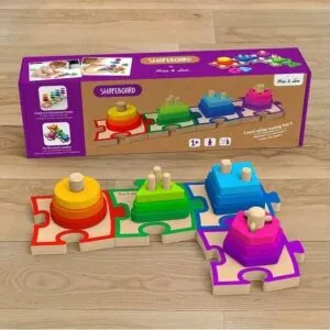 PUZZLE BOIS SHAPEBOARD MAX ET LEA
