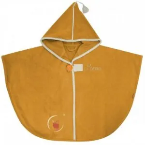 CAPE DE BAIN LION SAFRAN - L'OISEAU BATEAU