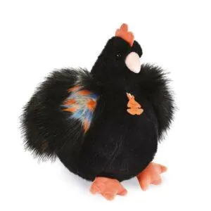 PELUCHE LES POULETTES - NOIRE - HISTOIRE D'OURS