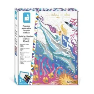 COFFRET PEINTURE AU NUMERO DAUPHINS - JANOD
