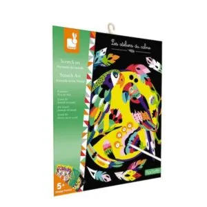 POCHETTE SCRATCH ART ANIMAUX DU MONDE - JANOD