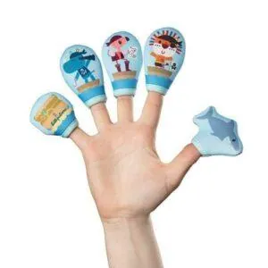 MARIONNETTES DE BAIN A DOIGTS - LES PIRATES - LILLIPUTIENS