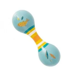 MARACAS DOUBLES BLEUES - LE VOYAGE D'OLGA - MOULIN ROTY