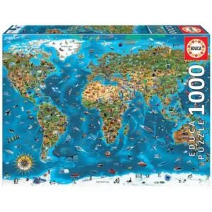 PUZZLE EDUCA : LES MERVEILLES DU MONDE - 1000 PIECES