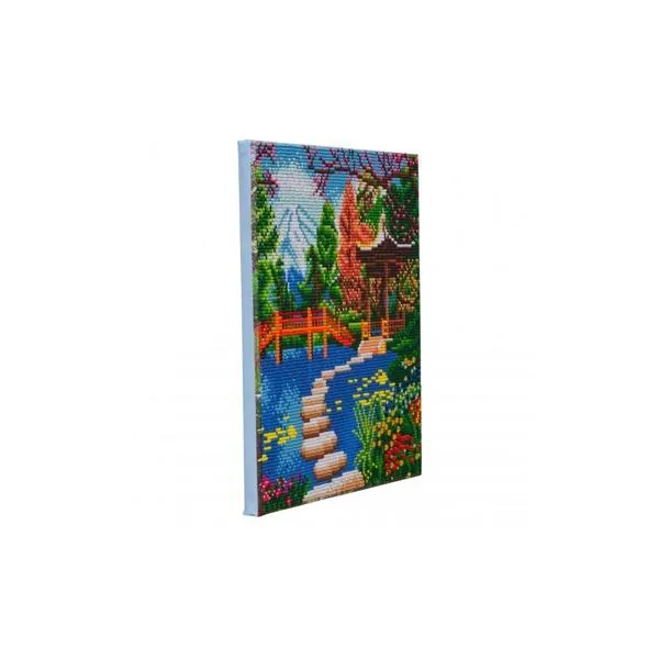 TABLEAU A DIAMANTER 30X30 - JARDIN JAPONAIS - CRYSTAL ART – Image 3