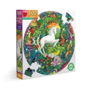 PUZZLE EEBOO : LE JARDIN DES LICORNES - 500 PIECES