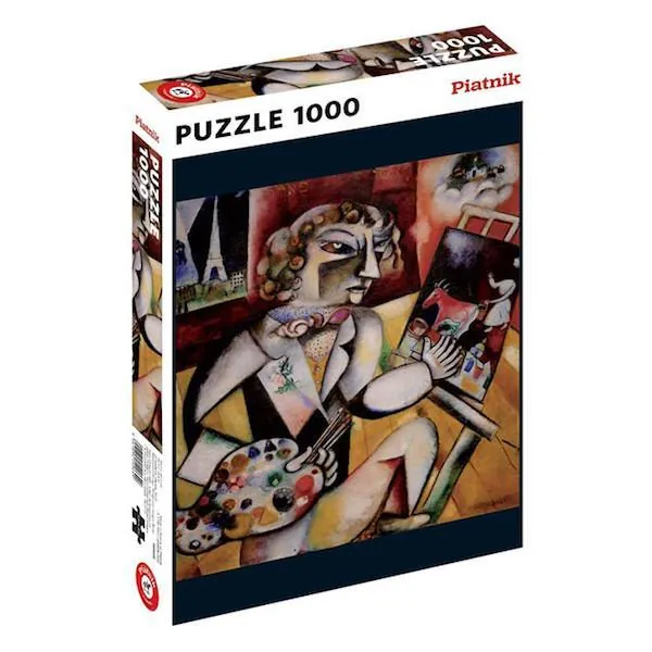 PUZZLE PIATNIK - M. CHAGALL : AUTOPORTRAIT - 1000 PIECES
