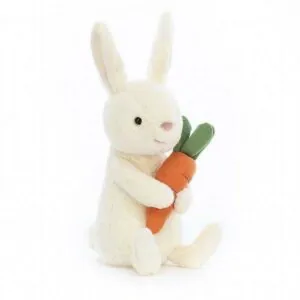 PELUCHE LAPIN CREME ET SA CAROTTE - JELLYCAT