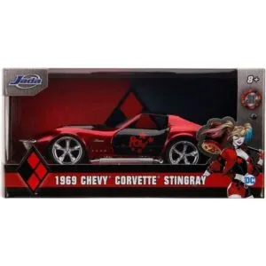 DC HARLEY QUINN - CHEVROLET CORVETTE STINGRAY ZL-1 RED 1969