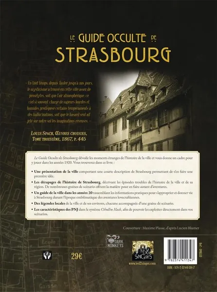 CTHULHU HACK - LA VILLE JAUNE - LE GUIDE OCCULTE DE STRASBOURG – Image 2