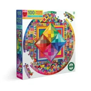 PUZZLE EEBOO : BEAUTE DE LA COULEUR - 100 PIECES