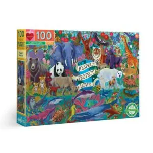 PUZZLE EEBOO - C. CLIFF : PLANETE TERRE - 100 PIECES