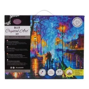 TABLEAU A DIAMANTER 50X40 - MELODIE DE LA NUIT - CRYSTAL ART