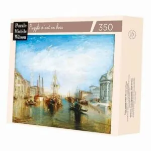 PUZZLE BOIS WILSON - W. TURNER : VENISE, VUE DU PORCHE DE LA MADONNA DELLA SALUTE - 350 PIECES