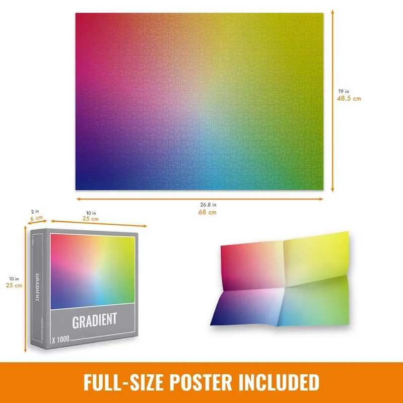 PUZZLE CLOUDBERRIES : GRADIENT - 1000 PIECES – Image 4
