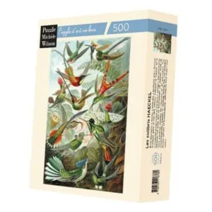 PUZZLE BOIS WILSON - E. HAECKEL : LES COLIBRIS - 500 PIECES