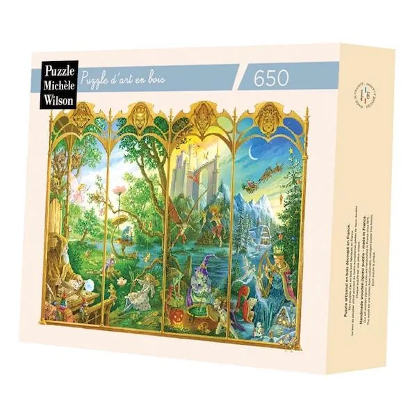 PUZZLE BOIS WILSON - F. MAGNIN : LES SAISONS - 650 PIECES