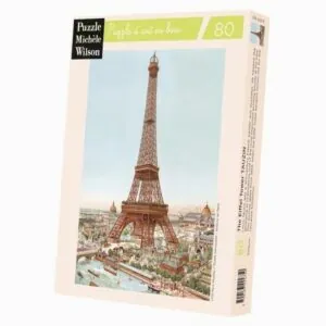 PUZZLE BOIS WILSON - L. TAUZIN : LA TOUR EIFFEL - 80 PIECES