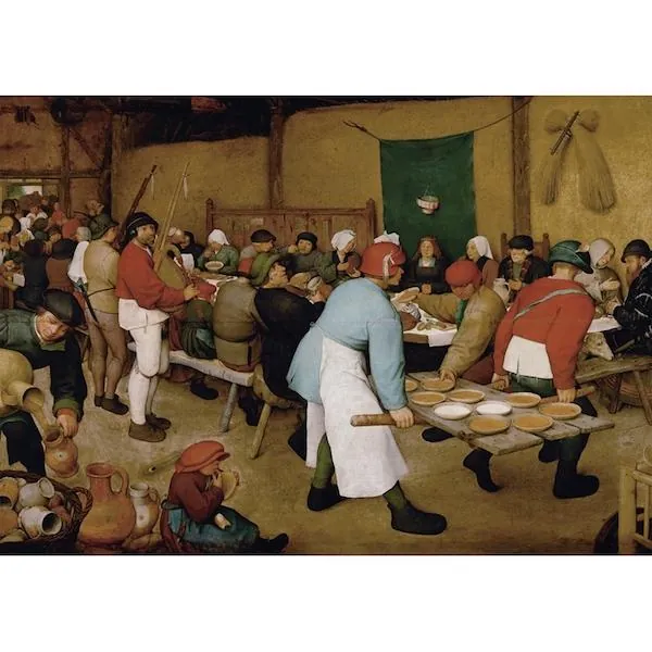 PUZZLE PIATNIK - P. BRUEGHEL : REPAS DE NOCES - 1000 PIECES – Image 2