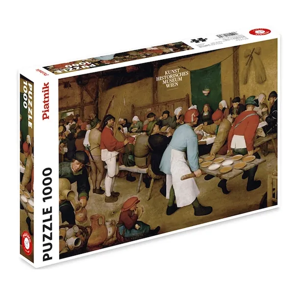 PUZZLE PIATNIK - P. BRUEGHEL : REPAS DE NOCES - 1000 PIECES