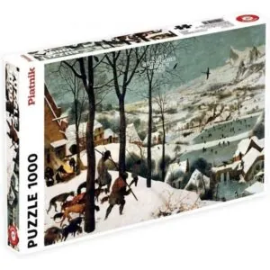 PUZZLE PIATNIK - BRUEGHEL : CHASSEURS DANS LA NEIGE - 1000 PIECES