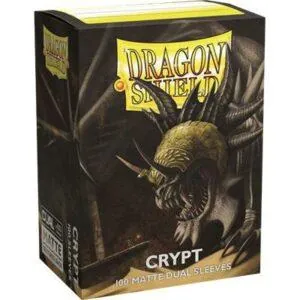 100 DRAGON SHIELD DUAL MATTE - CRYPT