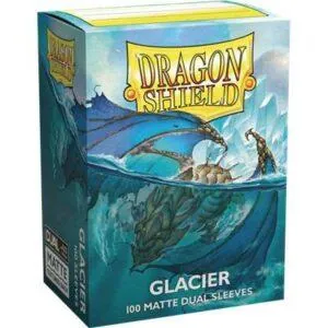 100 DRAGON SHIELD DUAL MATTE - GLACIER