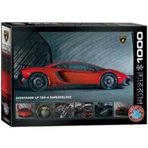 PUZZLE EUROGRAPHICS : LAMBORGHINI AVENTADOR LP750-4 SUPERVELOCE - 1000 PIECES
