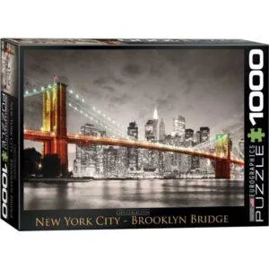 PUZZLE EUROGRAPHICS : PONT DE BROOKLYN, NEW YORK - 1000 PIECES