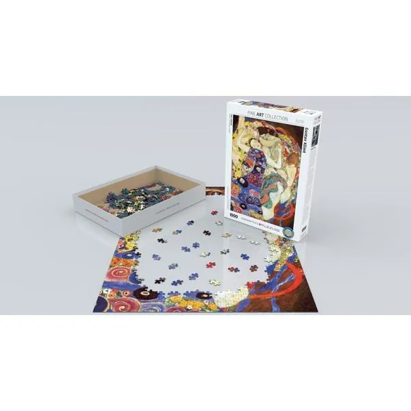 PUZZLE EUROGRAPHICS - BEAUX-ARTS - G. KLIMT : LA VIERGE - 1000 PIECES – Image 3