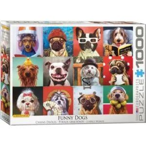 PUZZLE EUROGRAPHICS : CHIENS DROLES - 1000 PIECES