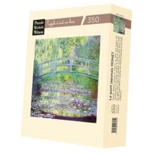 PUZZLE BOIS WILSON - C. MONET : LE PONT JAPONAIS - 350 PIECES
