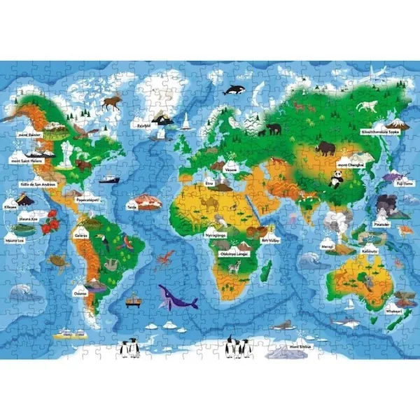 COFFRET SASSI - MEGA ATLAS DES VOLCANS + QUIZZ + PUZZLE 500 PIECES – Image 3