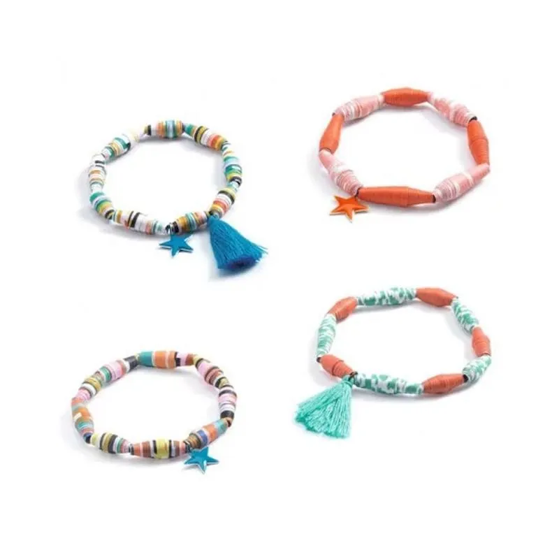 COFFRET PERLES DE PAPIER ET BRACELETS A CREER - DJECO – Image 2