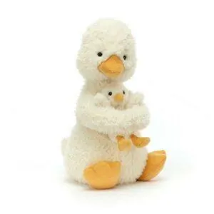 PELUCHE CANARD ET SON BEBE - JELLYCAT
