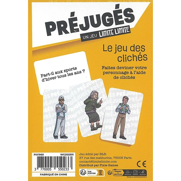 PRÉJUGÉS - NOUVELLE EDITION