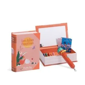 COFFRET LAMPE A HISTOIRES - LES JOLIES COMPTINES - MOULIN ROTY