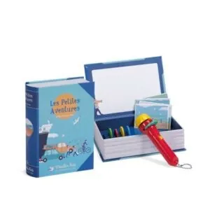 COFFRET LAMPE A HISTOIRES - LES PETITES AVENTURES - MOULIN ROTY
