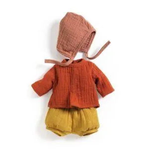 VETEMENTS DE POUPEE MANDARINE POMEA - DJECO