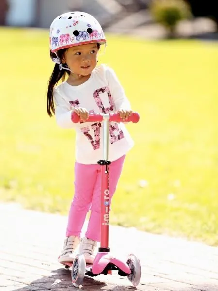 TROTTINETTE 3 ROUES MINI MICRO DELUXE - ROSE ANODISE - MICRO MOBILITY – Image 5