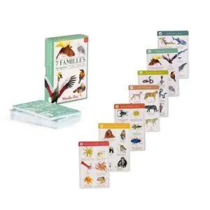 JEU 7 FAMILLES DES ESPECES - TOUT AUTOUR DU MONDE - MOULIN ROTY