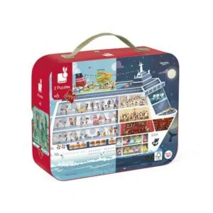 PUZZLES JANOD : LE BATEAU DE CROISIERE - 100/200 PIECES