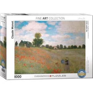 PUZZLE EUROGRAPHICS - BEAUX ARTS - C. MONET : LES COQUELICOTS - 1000 PIECES