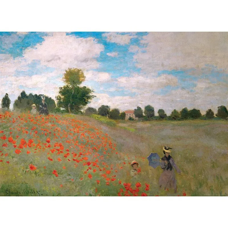 PUZZLE EUROGRAPHICS - BEAUX ARTS - C. MONET : LES COQUELICOTS - 1000 PIECES – Image 2